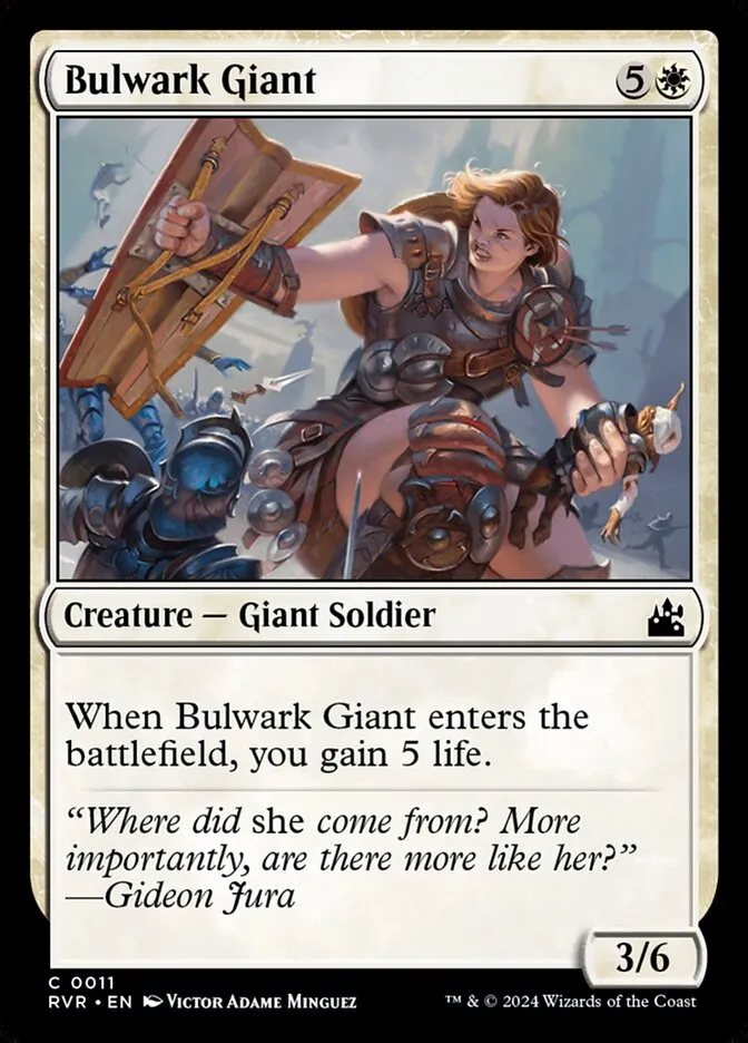 2024 Ravnica Remastered Bulwark Giant common #11 common card image