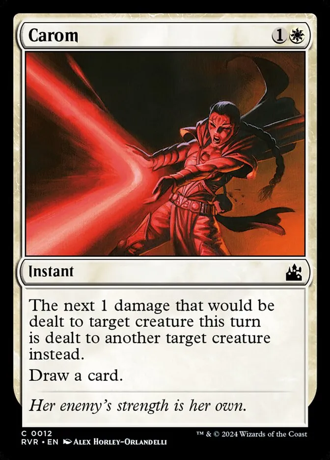 2024 Ravnica Remastered Carom common #12 common card image