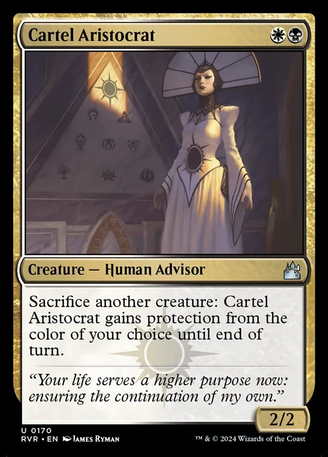 2024 Ravnica Remastered Cartel Aristocrat #170 uncommon card image