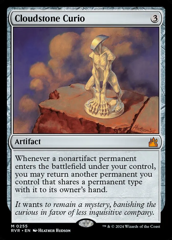 2024 Ravnica Remastered Cloudstone Curio mythic #255 mythic card image