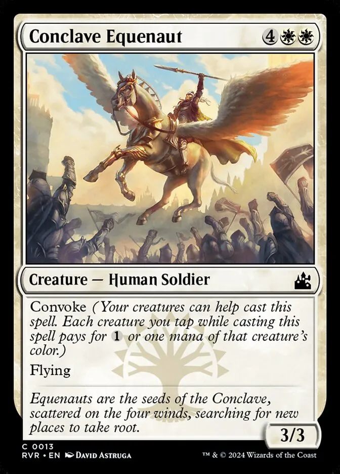 2024 Ravnica Remastered Conclave Equenaut common #13 common card image
