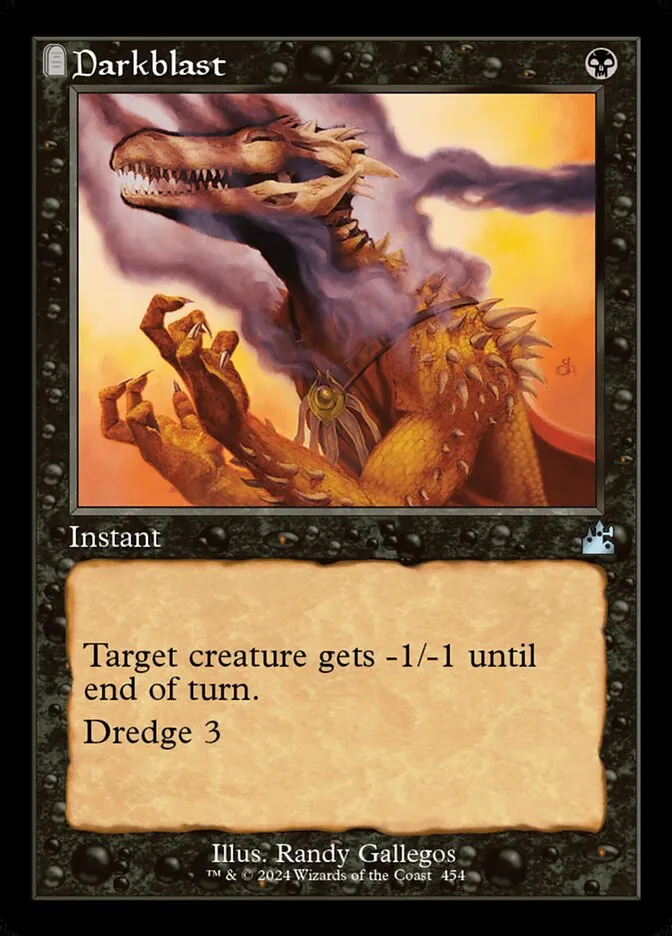 2024 Ravnica Remastered Darkblast #454 uncommon card image