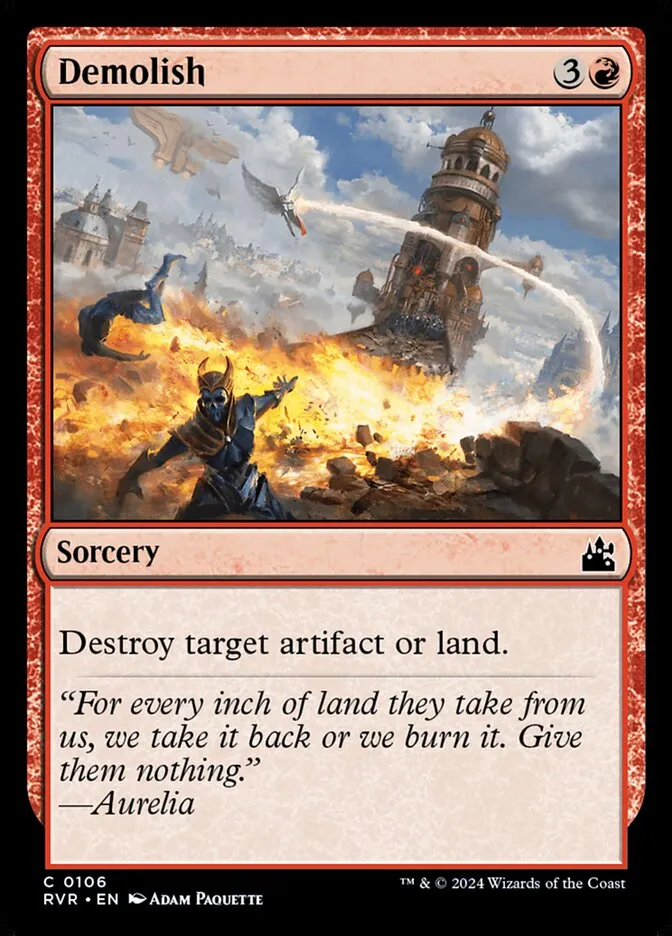 2024 Ravnica Remastered Demolish #106 common card image
