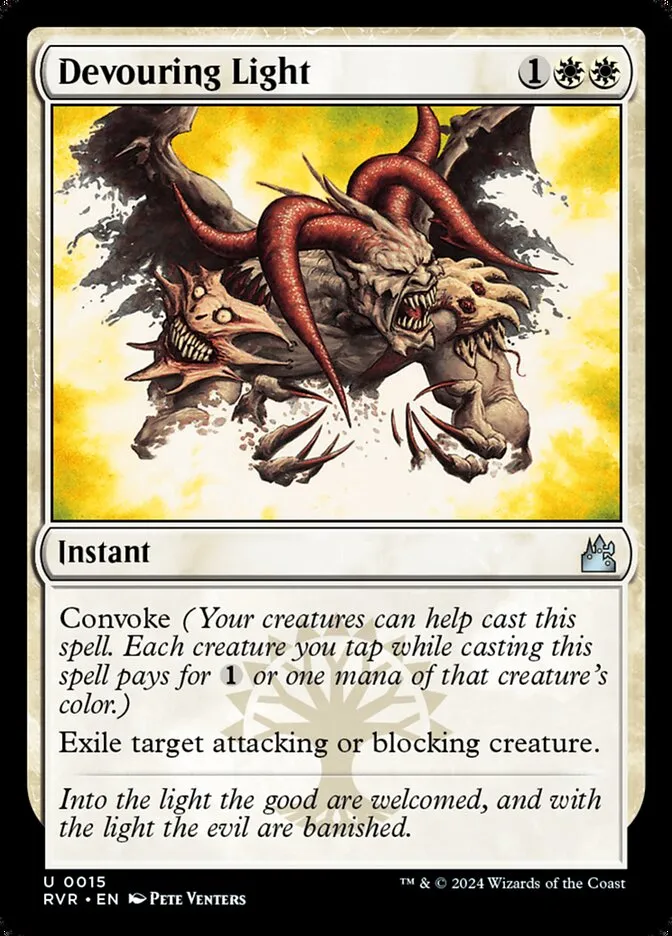2024 Ravnica Remastered Devouring Light uncommon #15 uncommon card image