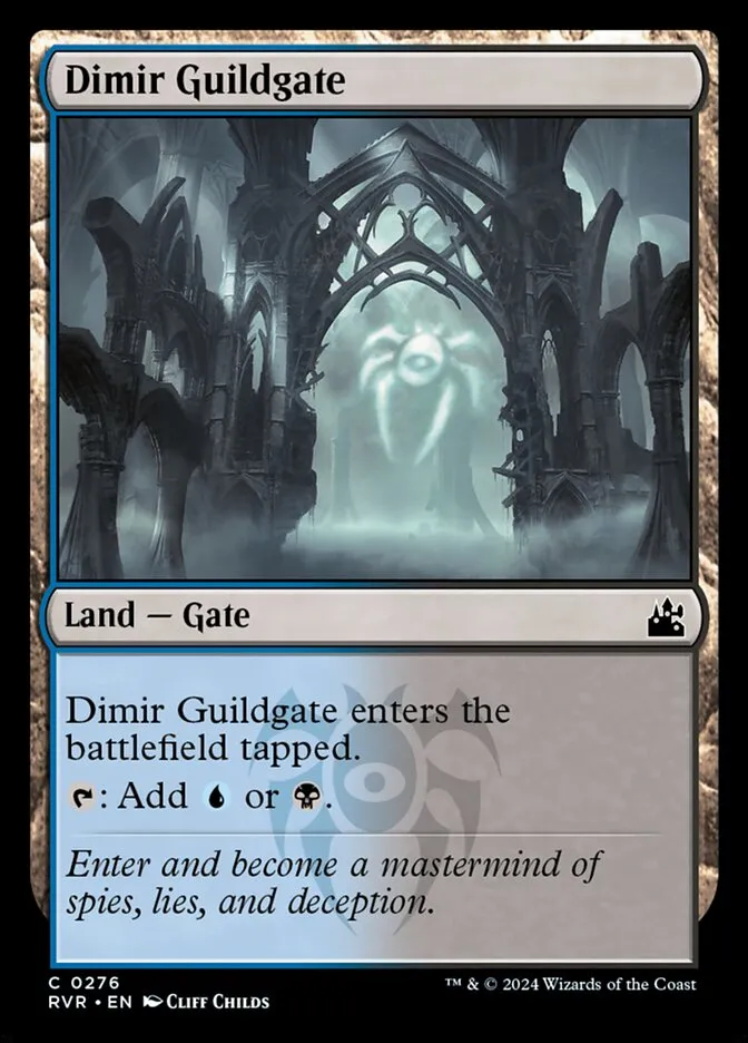 2024 Ravnica Remastered Dimir Guildgate #276 common card image