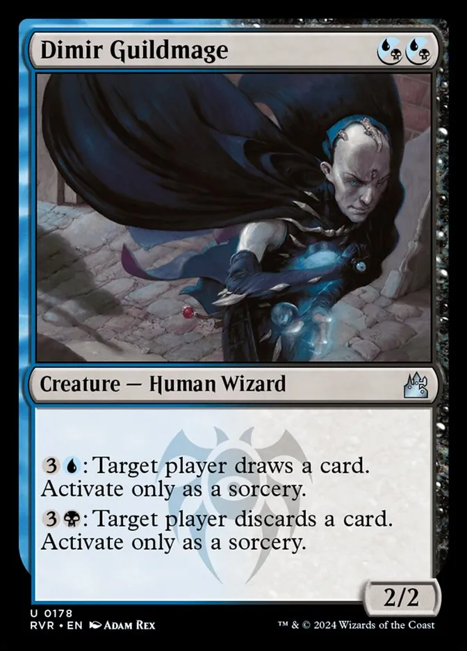 2024 Ravnica Remastered Dimir Guildmage #178 uncommon card image