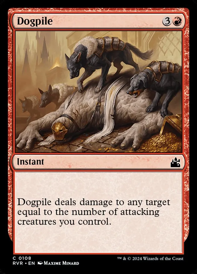 2024 Ravnica Remastered Dogpile #108 common card image