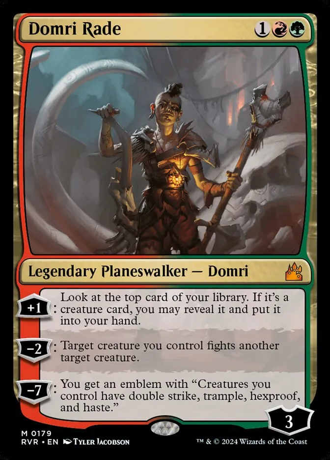 2024 Ravnica Remastered Domri Rade mythic #179 mythic card image