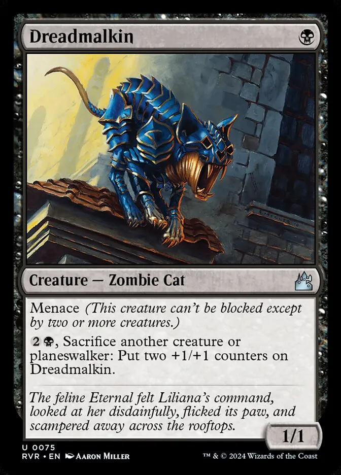 2024 Ravnica Remastered Dreadmalkin uncommon #75 uncommon card image