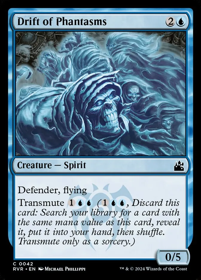 2024 Ravnica Remastered Drift of Phantasms common #42 common card image