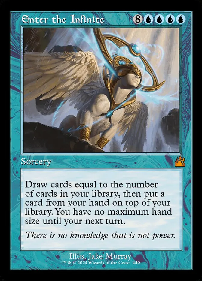 2024 Ravnica Remastered Enter the Infinite #449 mythic card image