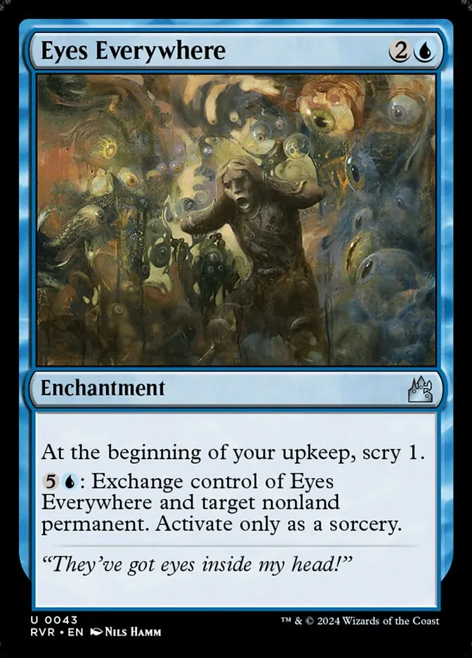 2024 Ravnica Remastered Eyes Everywhere uncommon #43 uncommon card image