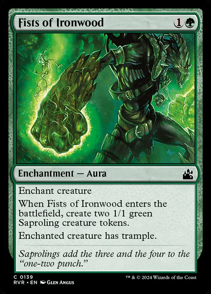 2024 Ravnica Remastered Fists of Ironwood #139 common card image