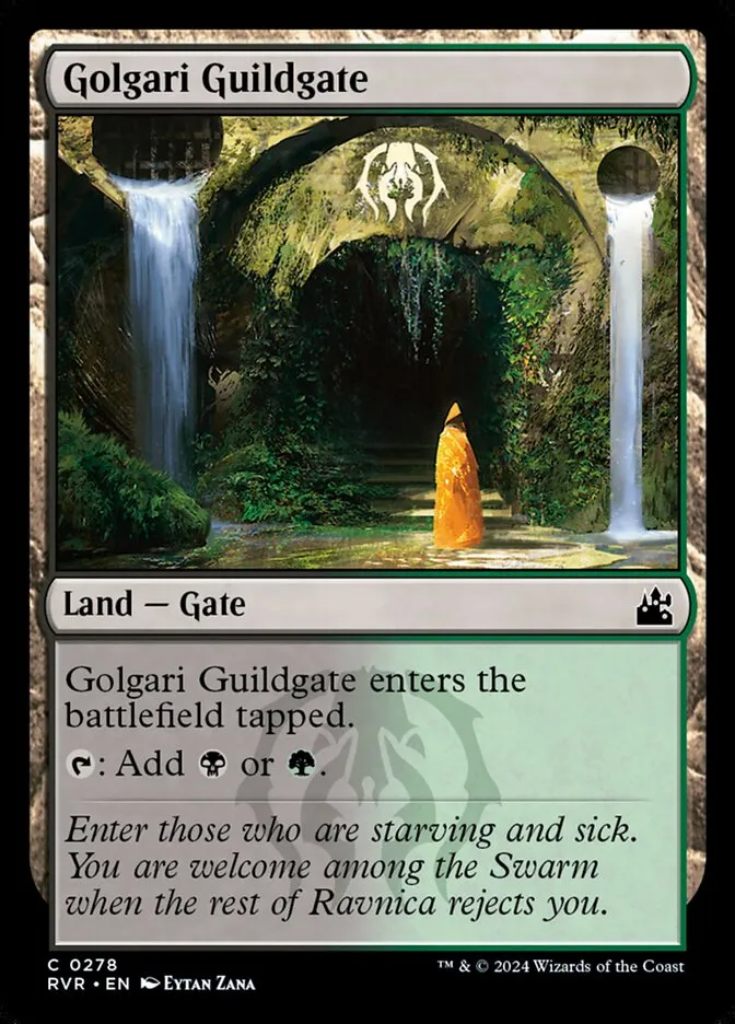 2024 Ravnica Remastered Golgari Guildgate #278 common card image