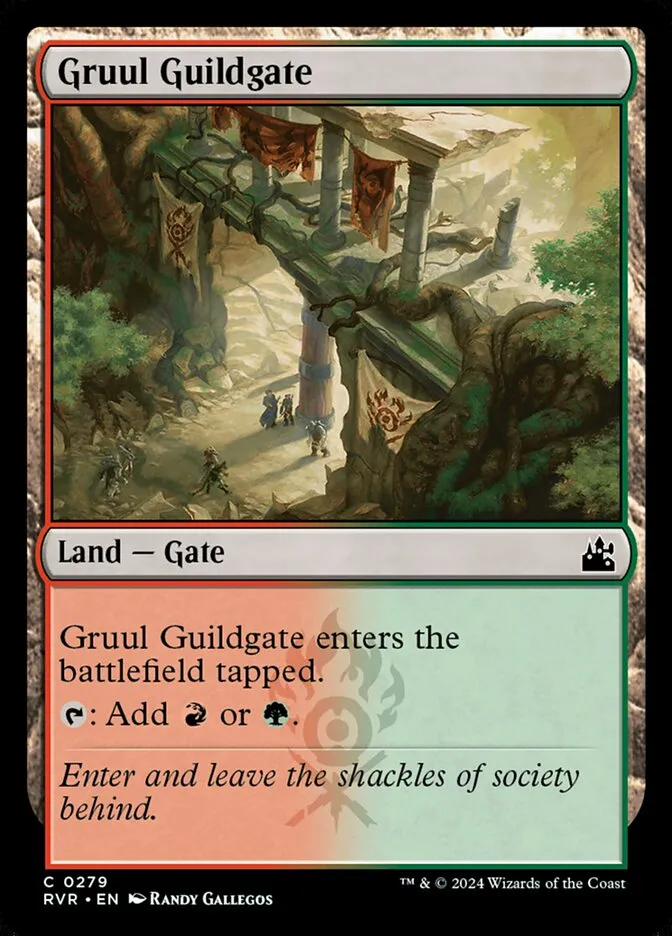 2024 Ravnica Remastered Gruul Guildgate #279 common card image