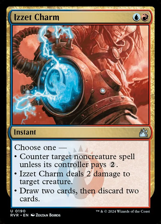 2024 Ravnica Remastered Izzet Charm #190 uncommon card image
