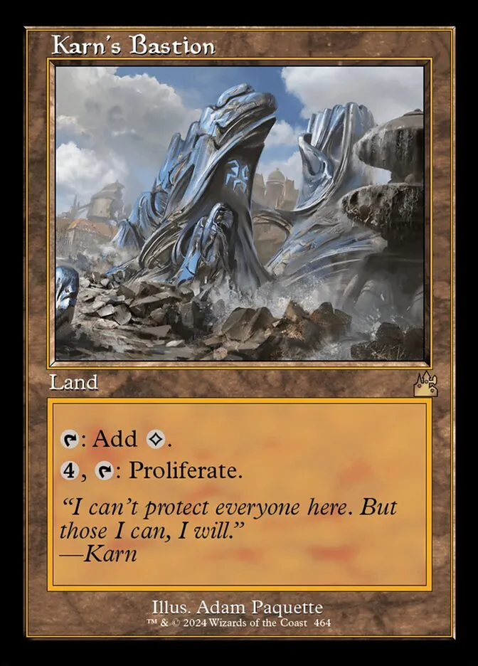 2024 Ravnica Remastered Karn's Bastion #464 rare card image