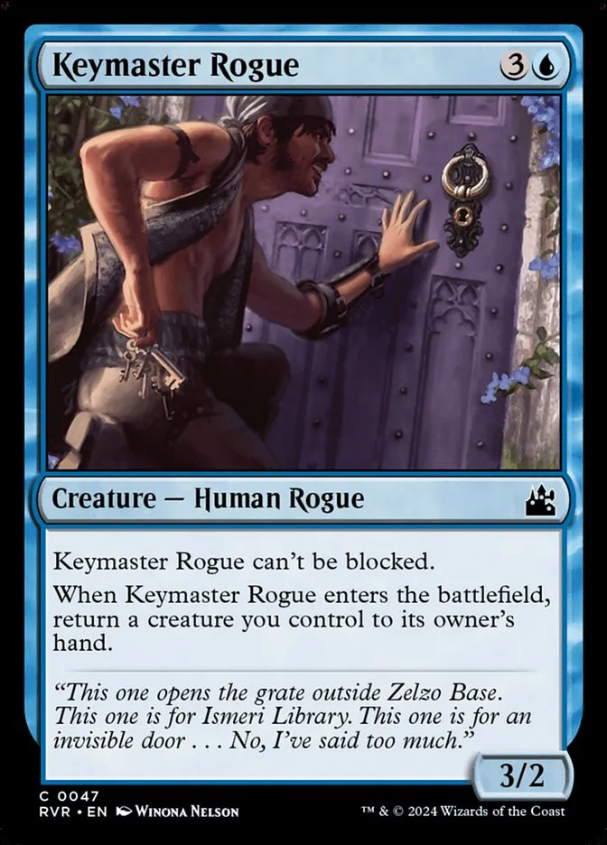 2024 Ravnica Remastered Keymaster Rogue common #47 common card image