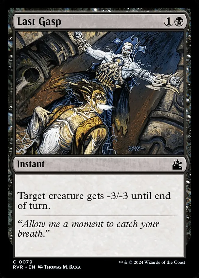 2024 Ravnica Remastered Last Gasp common #79 common card image
