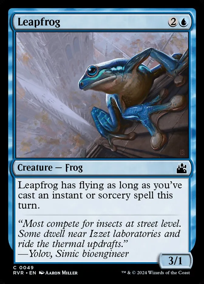 2024 Ravnica Remastered Leapfrog common #49 common card image
