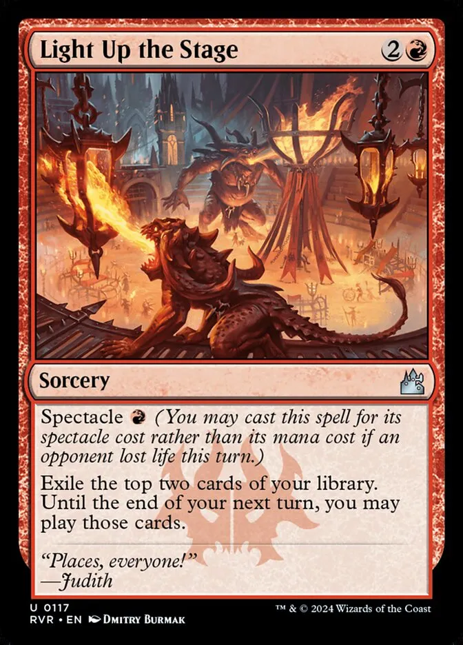 2024 Ravnica Remastered Light Up the Stage #117 uncommon card image