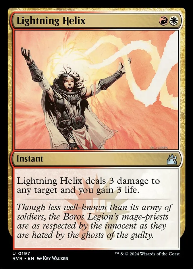 2024 Ravnica Remastered Lightning Helix #197 uncommon card image