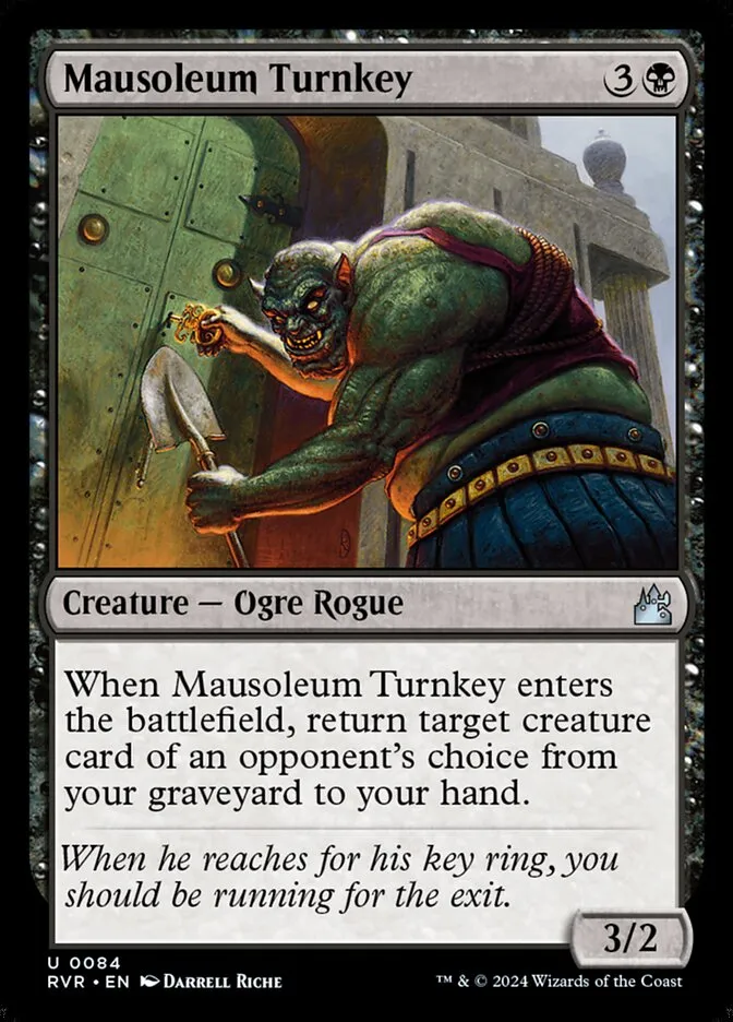 2024 Ravnica Remastered Mausoleum Turnkey #84 uncommon card image