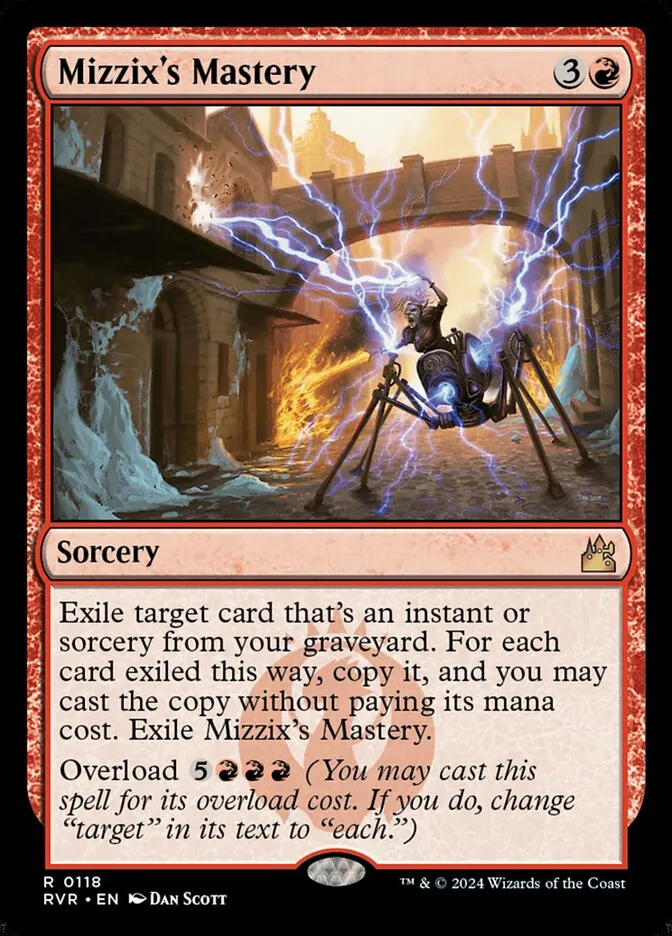 2024 Ravnica Remastered Mizzix's Mastery #118 rare card image