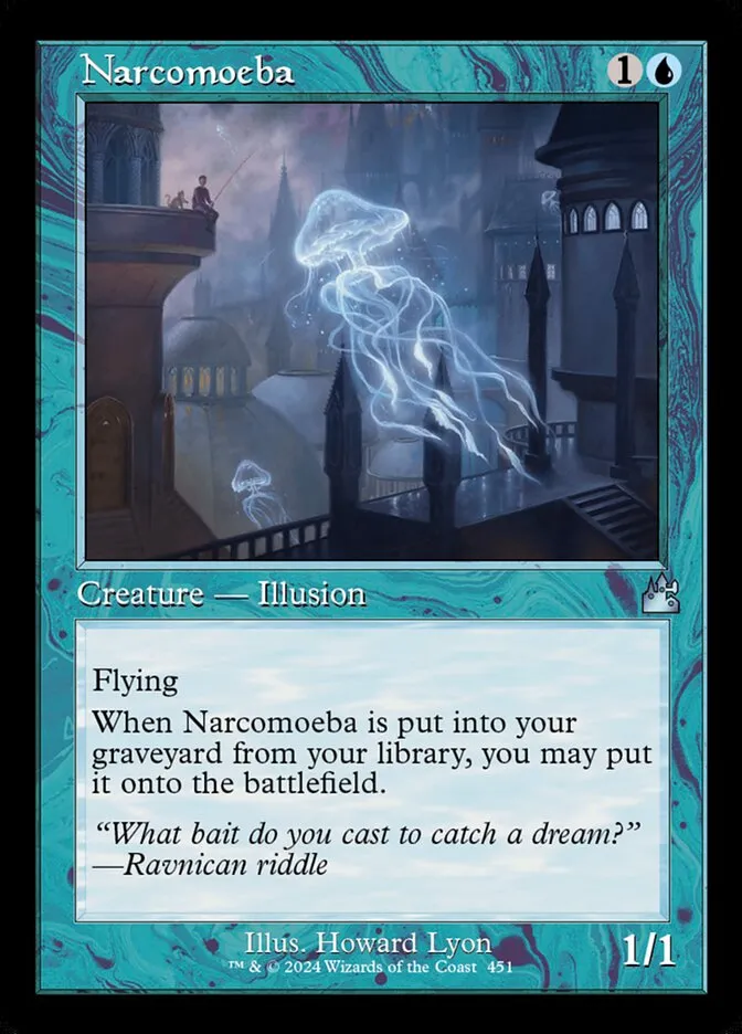 2024 Ravnica Remastered Narcomoeba uncommon #451 uncommon card image