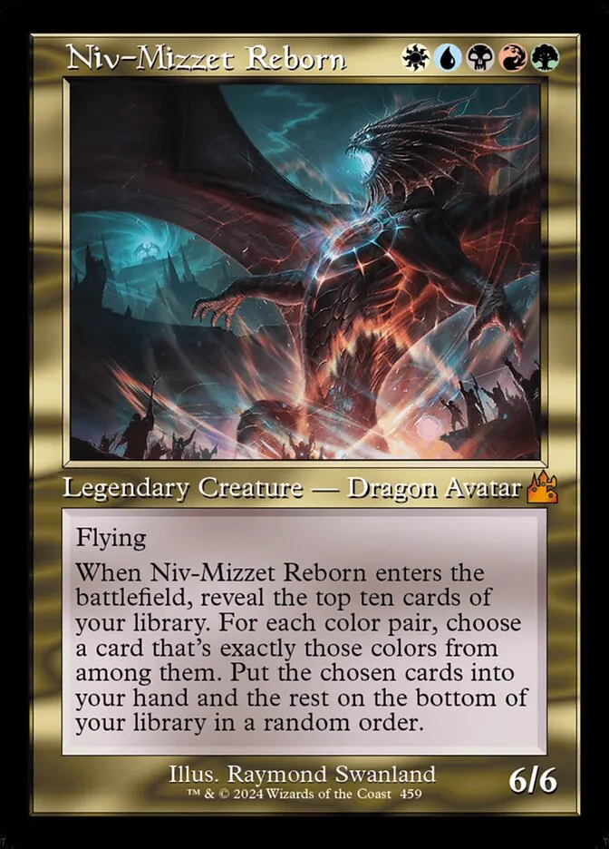 2024 Ravnica Remastered Niv-Mizzet Reborn #459 mythic card image