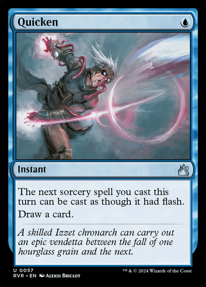 2024 Ravnica Remastered Quicken uncommon #57 uncommon card image