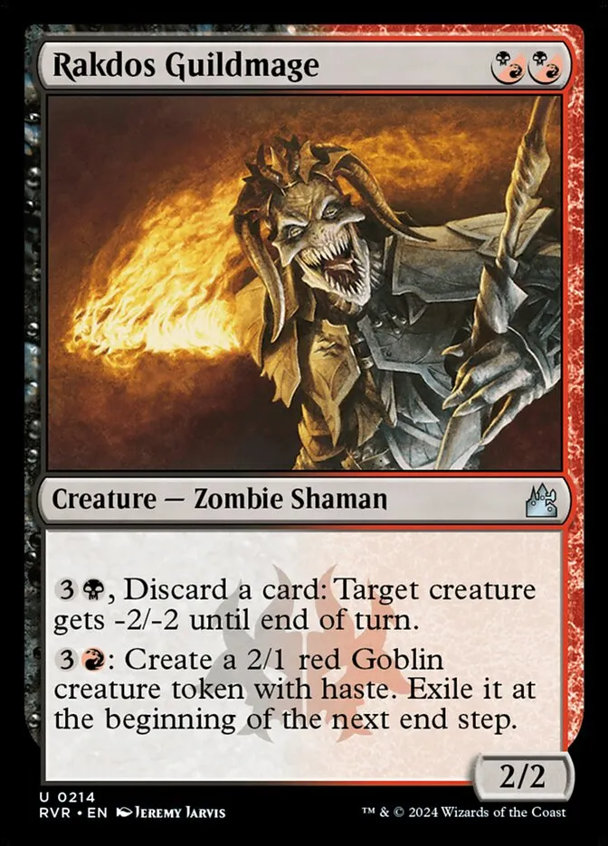 2024 Ravnica Remastered Rakdos Guildmage #214 uncommon card image