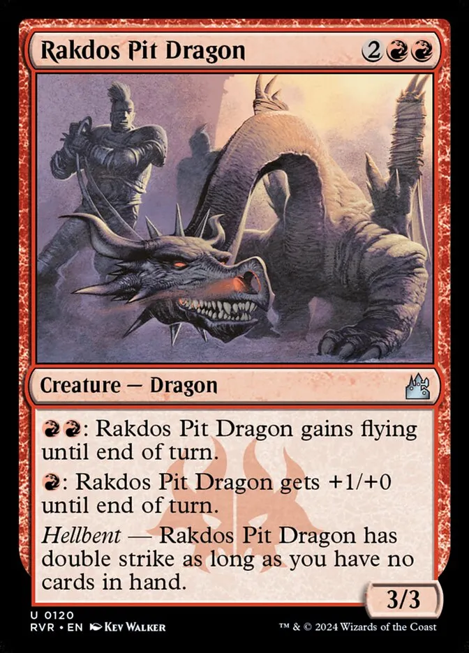 2024 Ravnica Remastered Rakdos Pit Dragon #120 uncommon card image