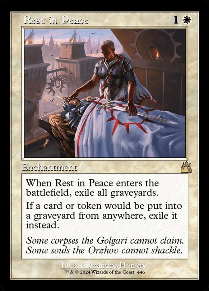 2024 Ravnica Remastered Rest in Peace #446 rare card image