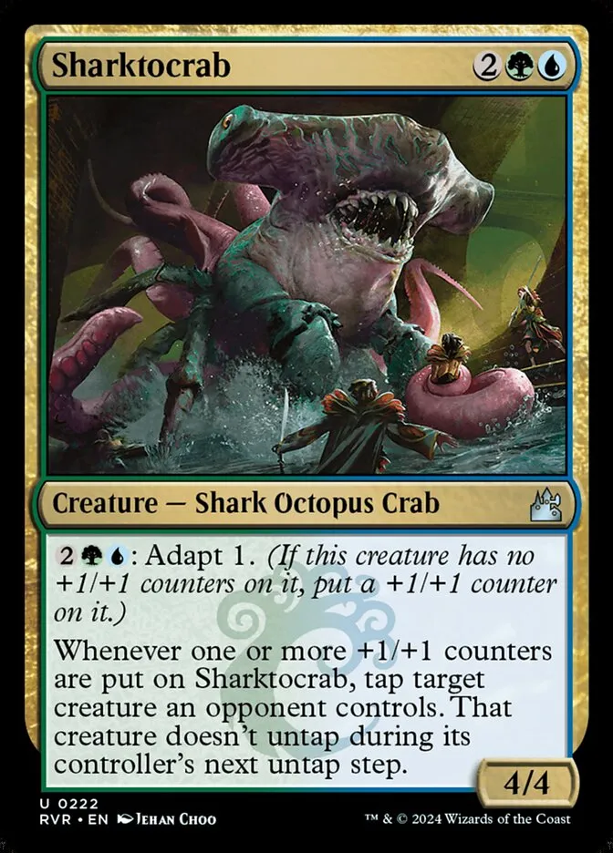 2024 Ravnica Remastered Sharktocrab #222 uncommon card image