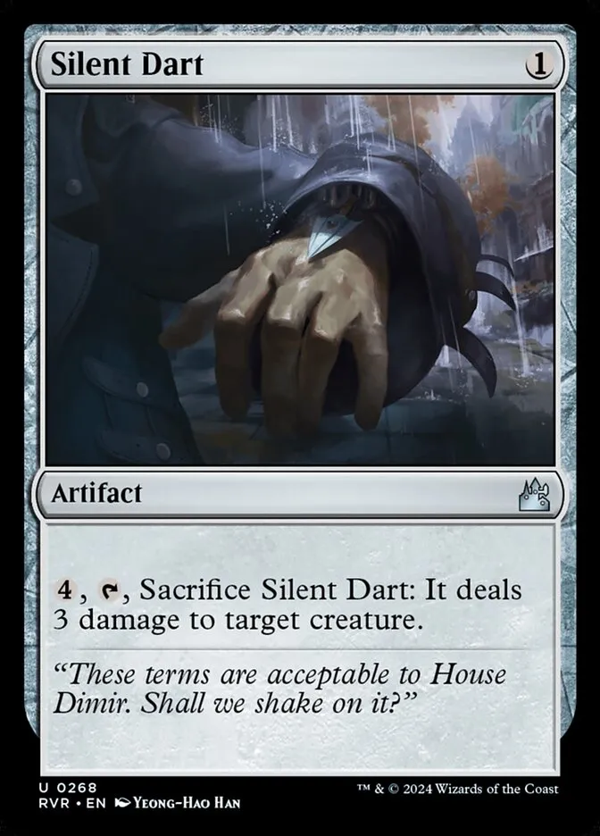 2024 Ravnica Remastered Silent Dart #268 uncommon card image
