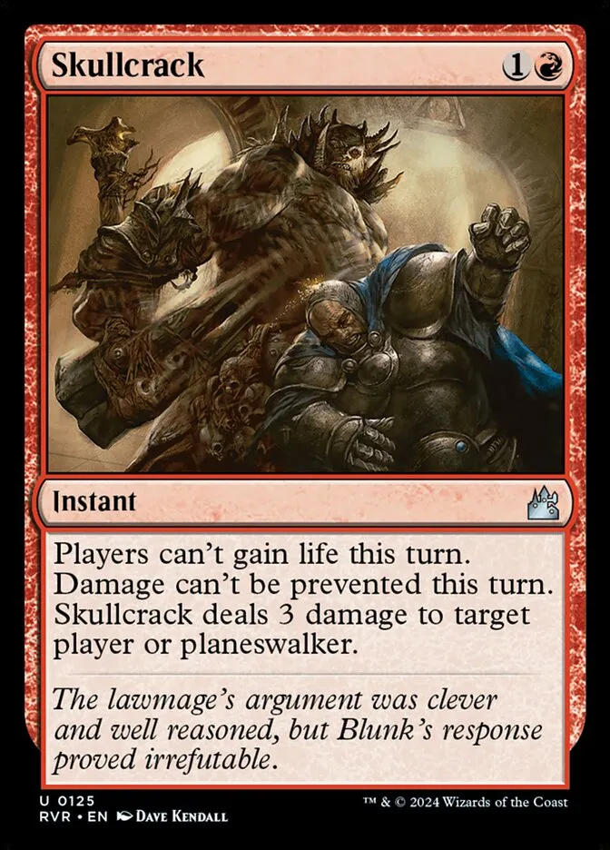 2024 Ravnica Remastered Skullcrack #125 uncommon card image