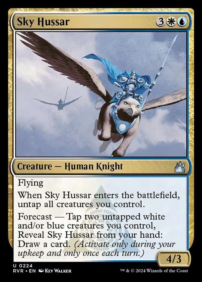 2024 Ravnica Remastered Sky Hussar #224 uncommon card image