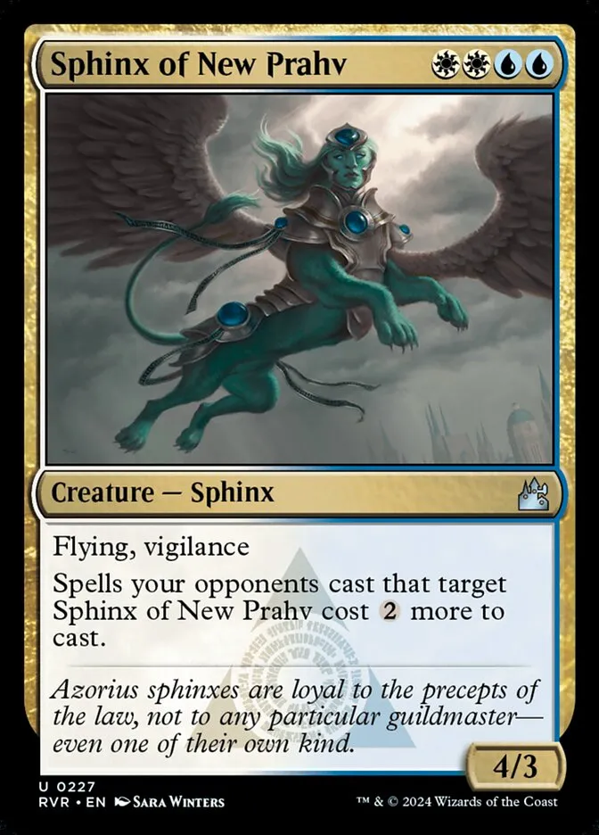 2024 Ravnica Remastered Sphinx of New Prahv #227 uncommon card image