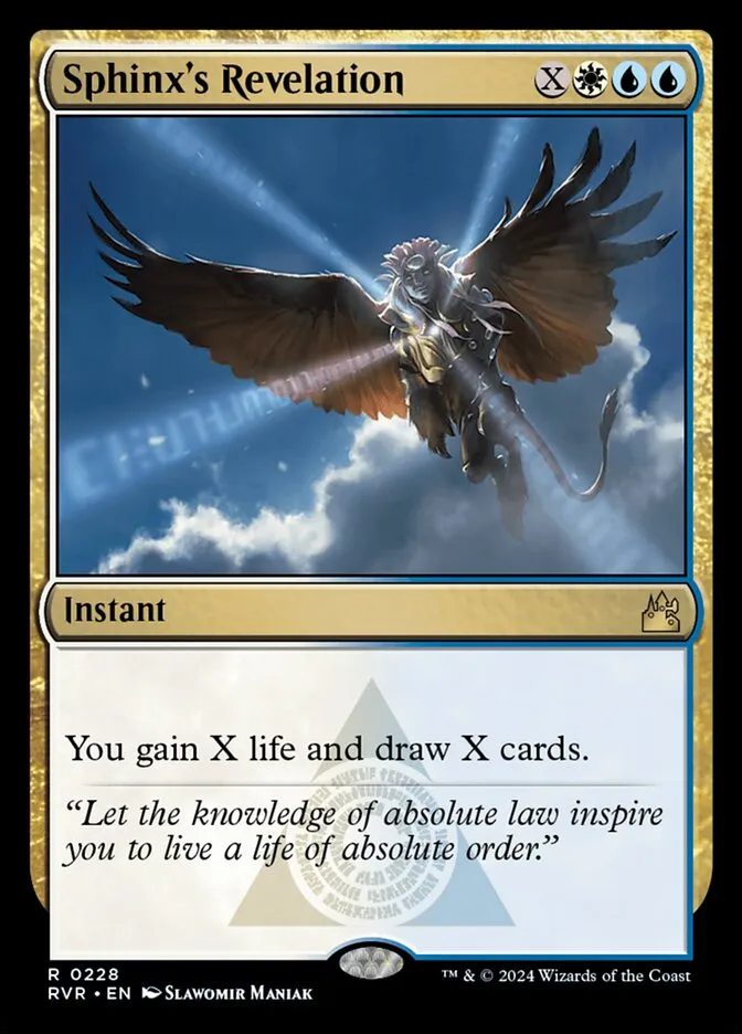 2024 Ravnica Remastered Sphinx's Revelation #228 rare card image