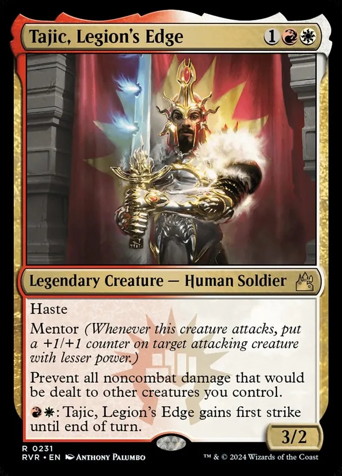 2024 Ravnica Remastered Tajic, Legion's Edge #231 rare card image