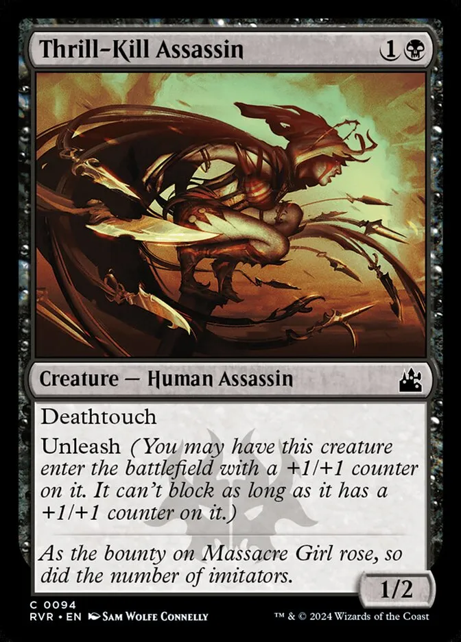 2024 Ravnica Remastered Thrill-Kill Assassin #94 common card image