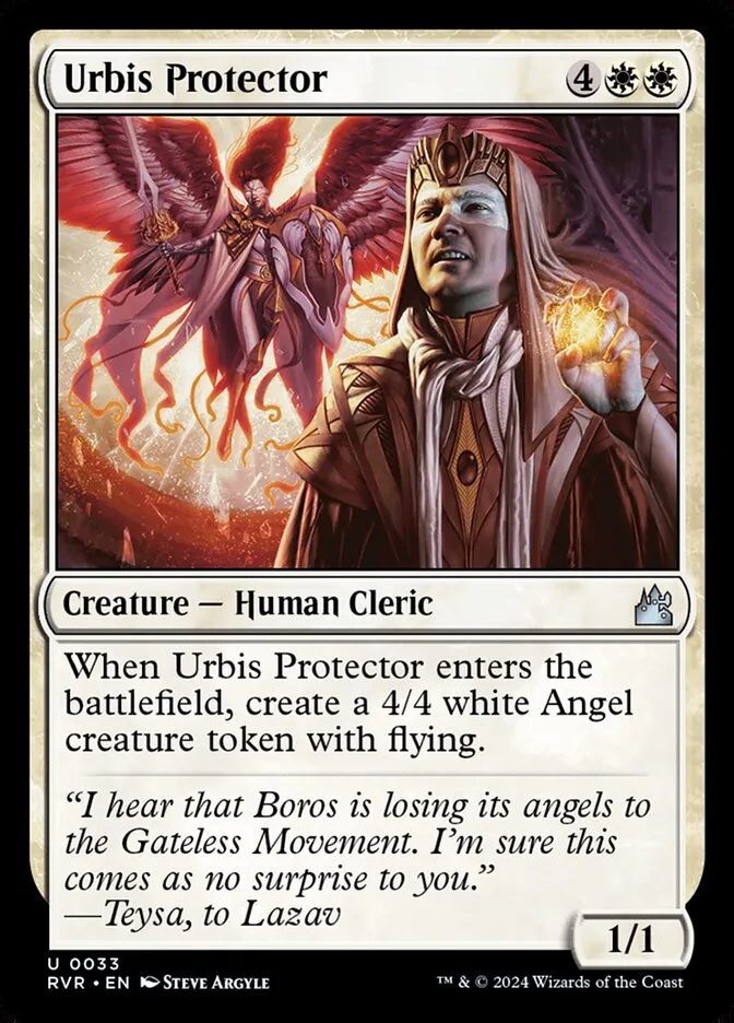 2024 Ravnica Remastered Urbis Protector uncommon #33 uncommon card image