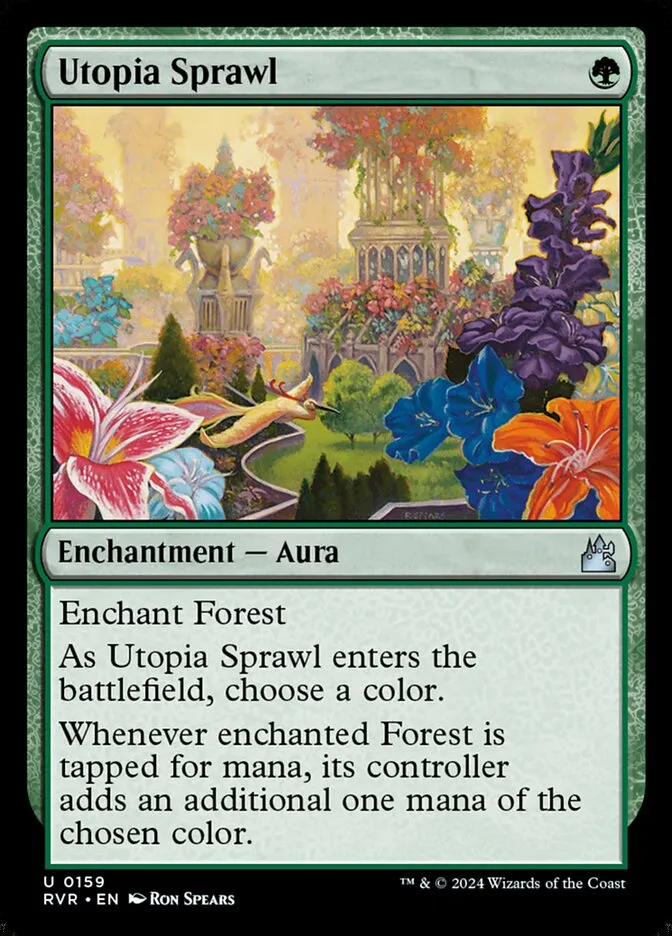 2024 Ravnica Remastered Utopia Sprawl #159 uncommon card image