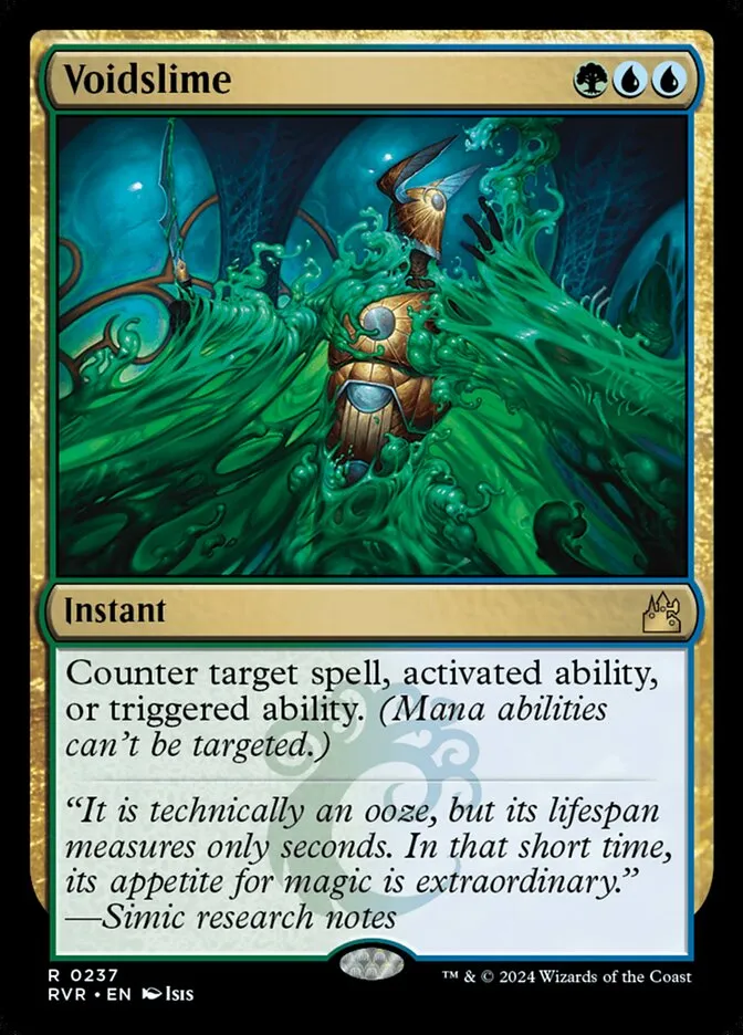 2024 Ravnica Remastered Voidslime #237 rare card image