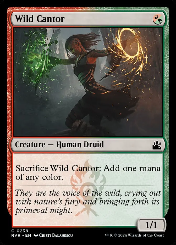 2024 Ravnica Remastered Wild Cantor #239 common card image