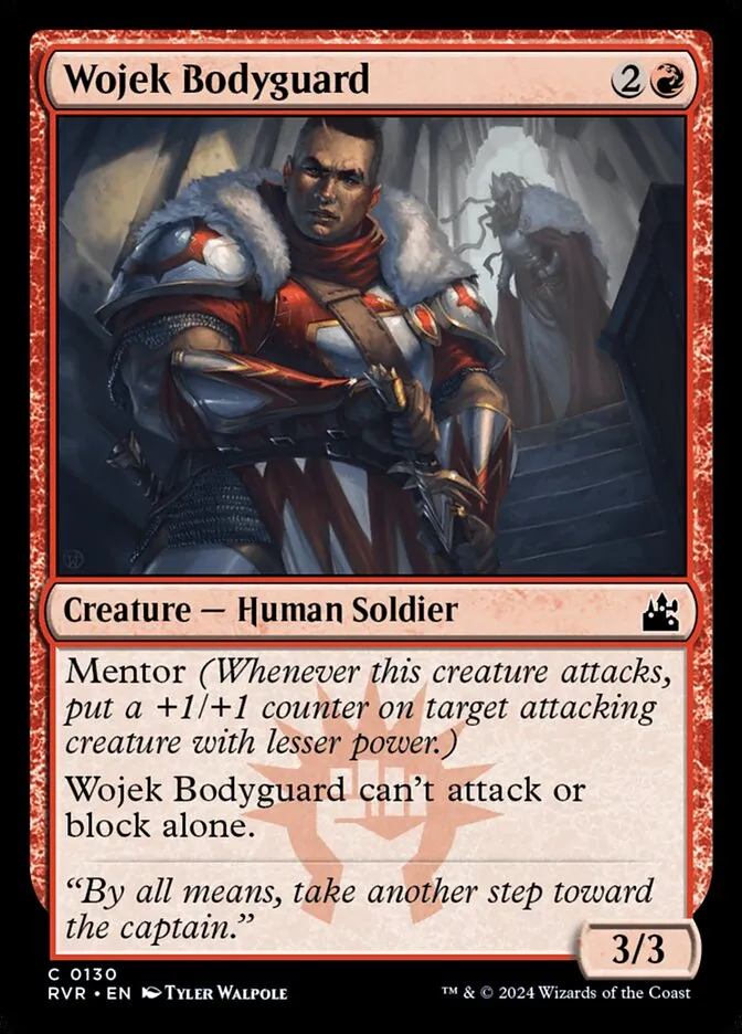 2024 Ravnica Remastered Wojek Bodyguard #130 common card image