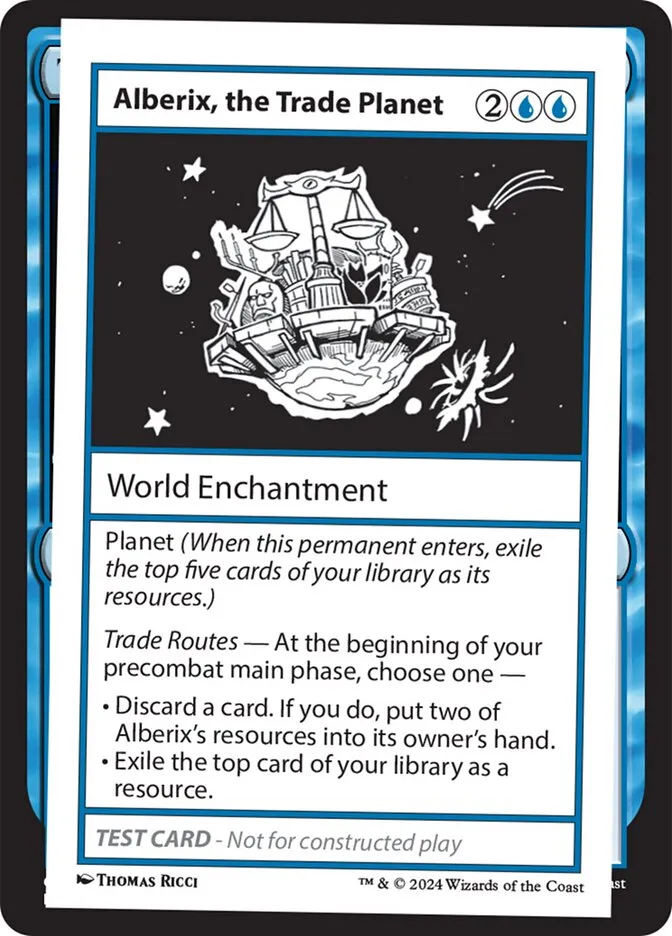 2024 Mystery Booster 2 Alberix, the Trade Planet rare #525 unlisted card image