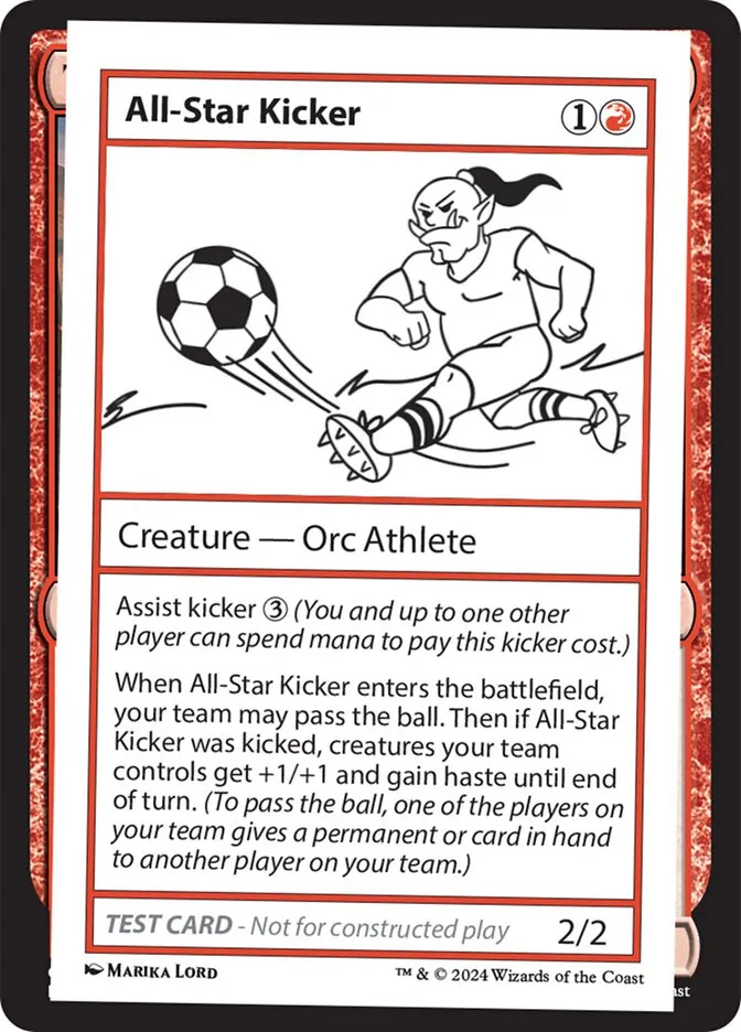 2024 Mystery Booster 2 All-Star Kicker rare #557 unlisted card image