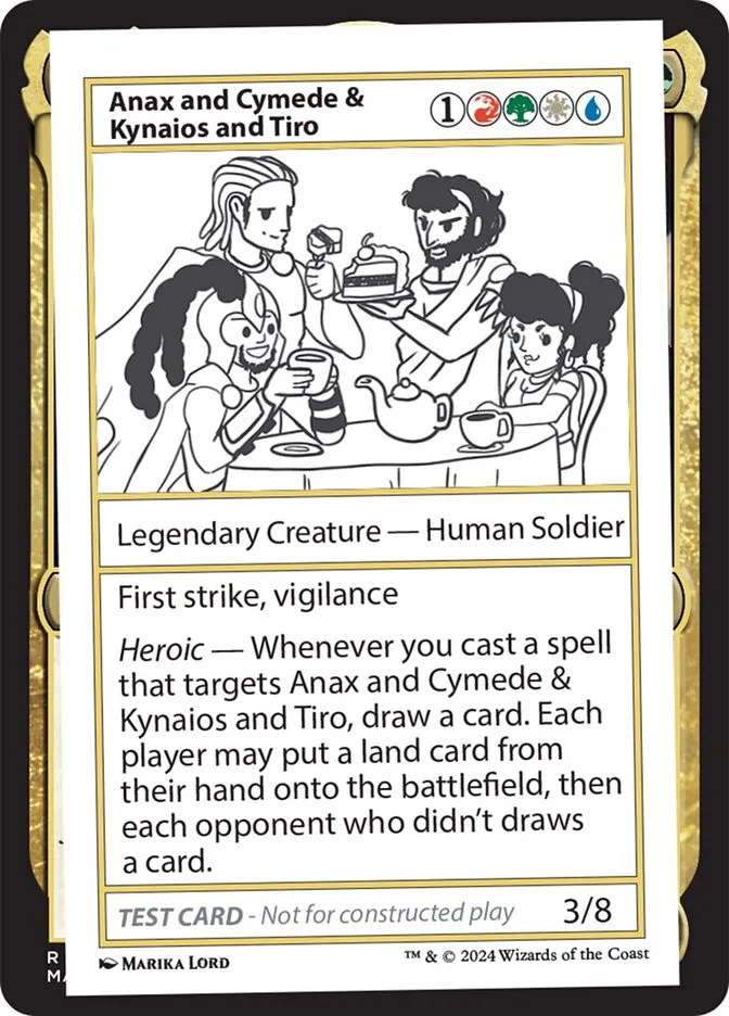 2024 Mystery Booster 2 Anax and Cymede & Kynaios and Tiro rare #589 unlisted card image